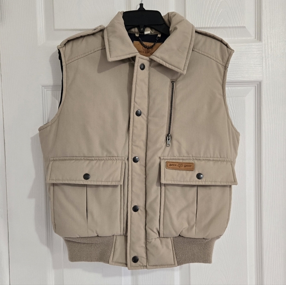 Black Sheep Men's Outdoors Vest Size Small Duck Down Cotton Adventure - Picture 1 of 13